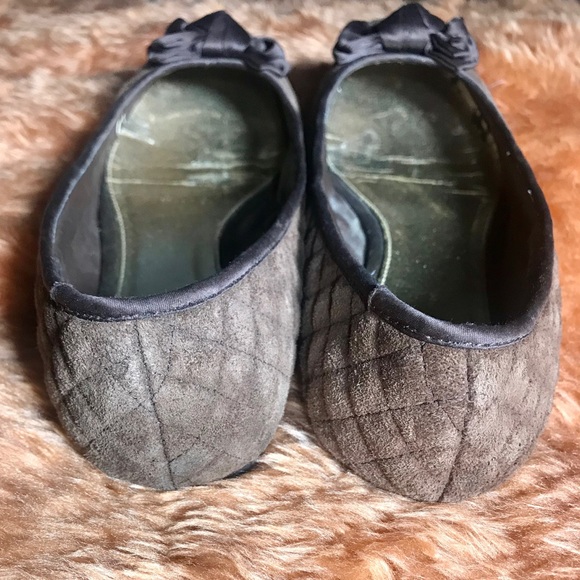 Banana Republic Brown Suede Bow Flats - Picture 4 of 5